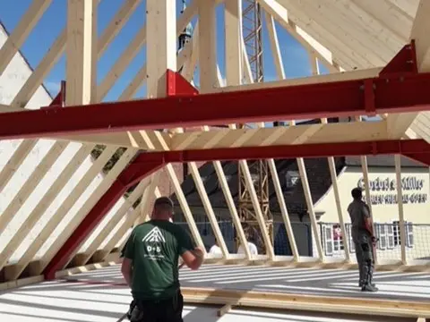 Holzbau Dachstuhl
