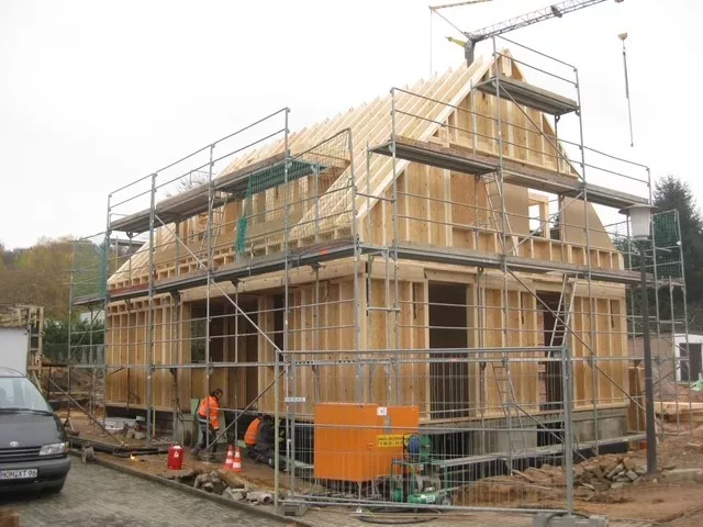 Holzrahmenbau Einfamilienhaus